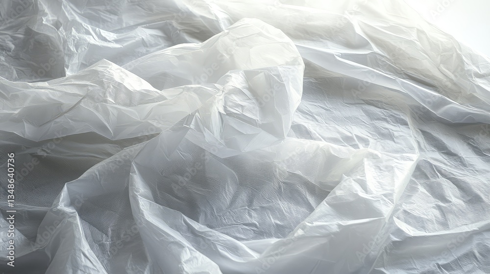 A crumpled plastic sheet on a smooth surface, offering a textured backdrop with space for minimalistic or product-related messaging. A crumpled plastic sheet on a smooth surface, offering a textured backdrop with space for minimalistic or product-related messaging.