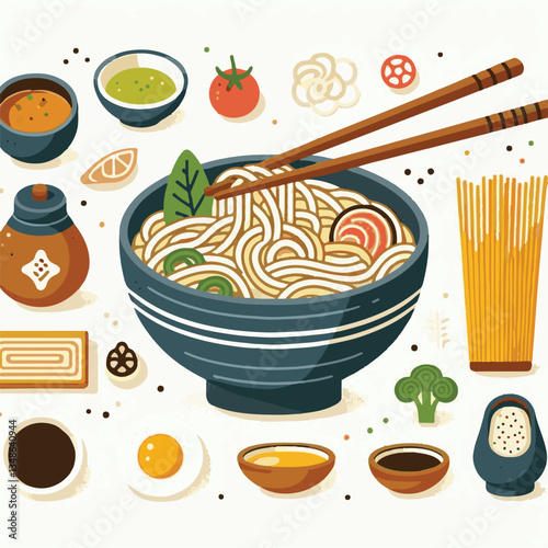 udon, japanese, noodle, food, meal, asian, bowl, cuisine, cooking, japanese food, traditional, delicious, noodles, japan, dinner, white, dish, healthy, gourmet, soup, lunch, background, hot, pasta, sa
