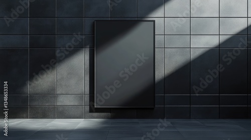 Modern minimalist poster mockup. Perfect for branding and advertising.