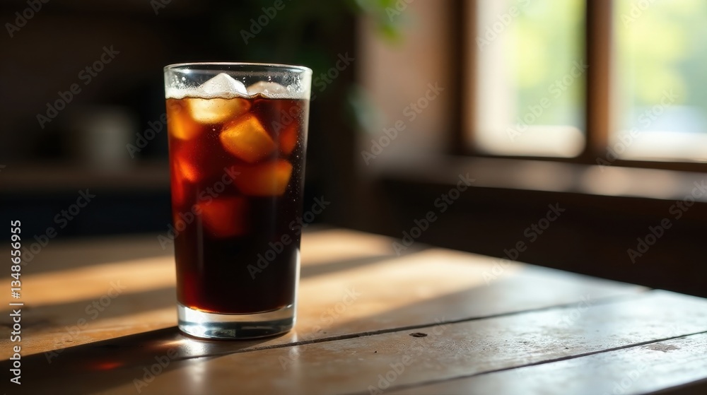 glass of cola glass of cola
