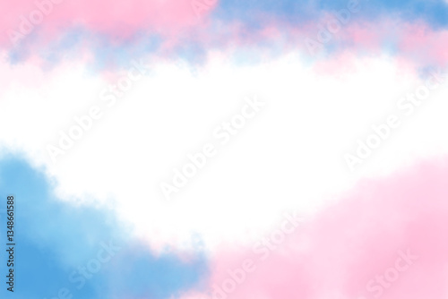 Gender reveal baby boy and girl color fog transparent smoke