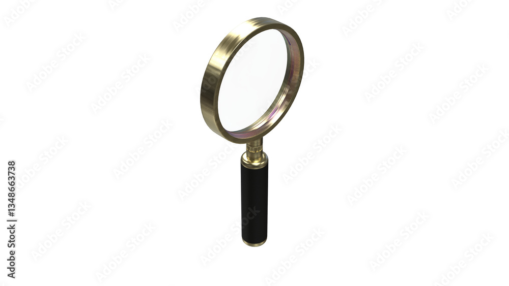 golden magnifying glass transparent background PNG golden magnifying glass transparent background PNG