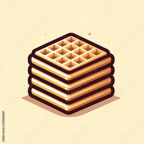 food, waffle, dessert, breakfast, background, pastry, sweet, snack, delicious, illustration, homemade, lunch, tasty, crispy, bakery, fresh, white, baked, meal, belgian, wafer, cream, cake, golden, str