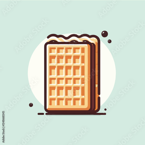 food, waffle, dessert, breakfast, background, pastry, sweet, snack, delicious, illustration, homemade, lunch, tasty, crispy, bakery, fresh, white, baked, meal, belgian, wafer, cream, cake, golden, str