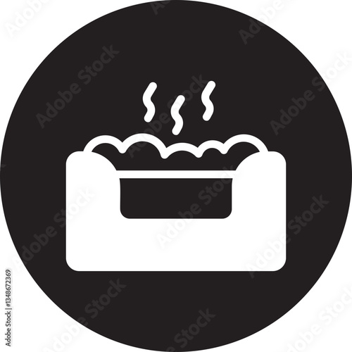 litter box glyph icon