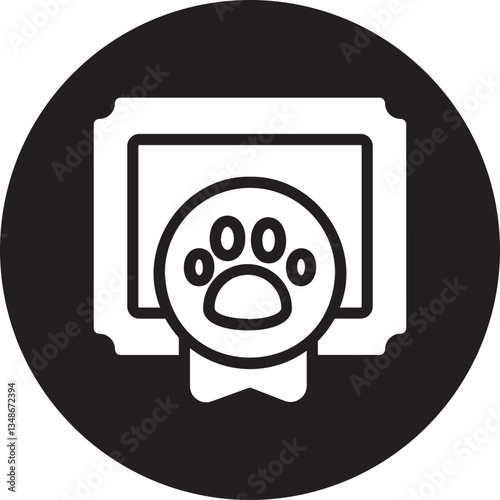 pedigree glyph icon