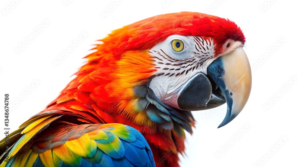 Fototapeta premium blue and yellow macaw ara