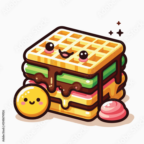 food, waffle, dessert, breakfast, background, pastry, sweet, snack, delicious, illustration, homemade, lunch, tasty, crispy, bakery, fresh, white, baked, meal, belgian, wafer, cream, cake, golden, str