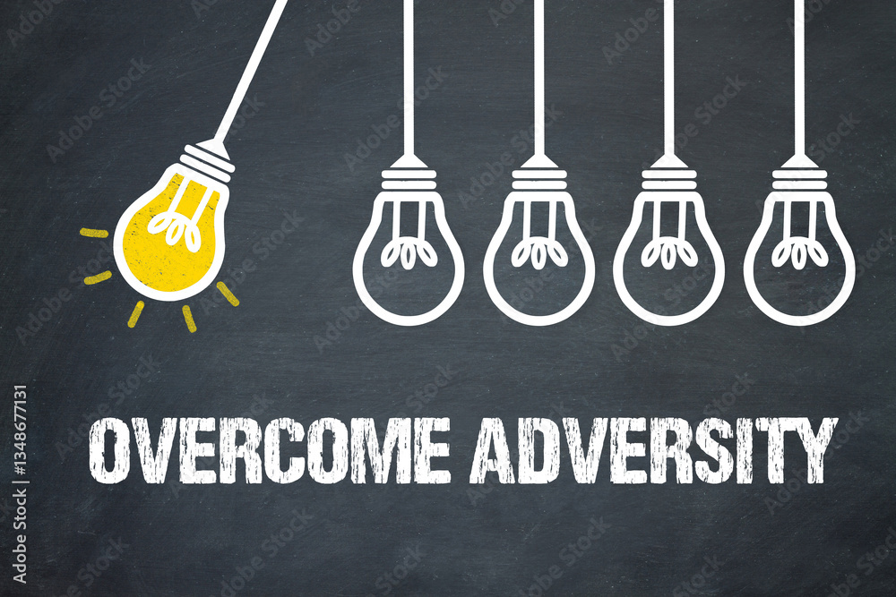 Fototapeta premium Overcome Adversity