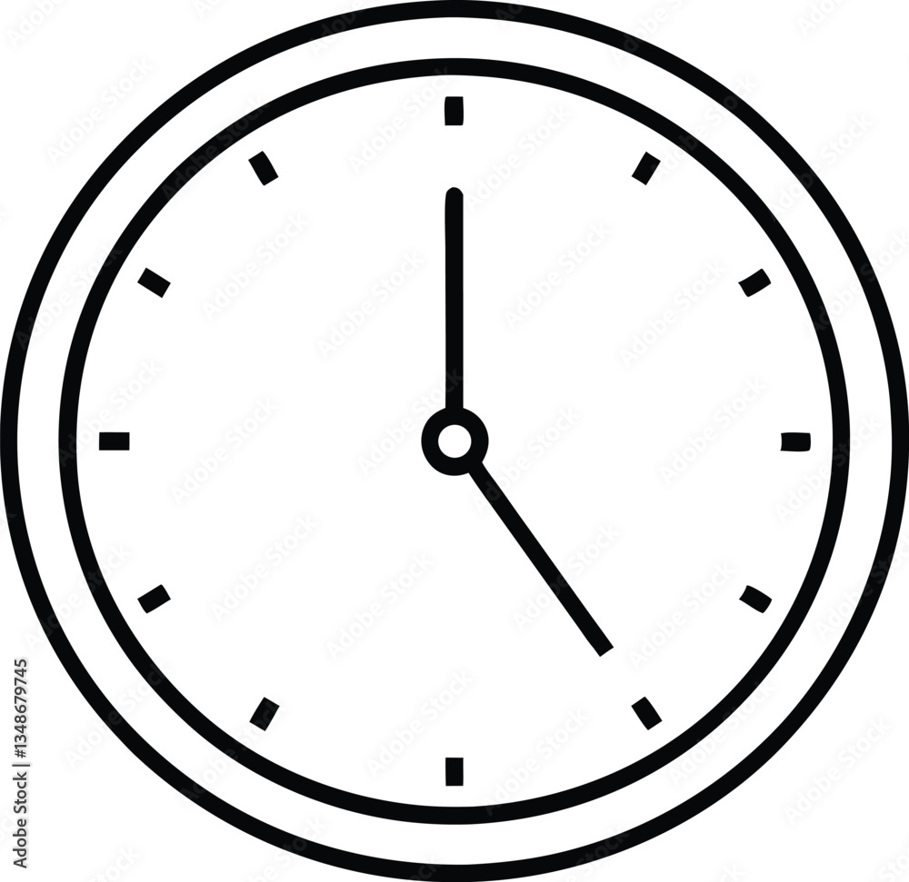 wall clock with clouds line art vector,wall clock coloring book page, wall clock with clouds line art vector,wall clock coloring book page,