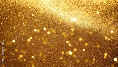 golden smooth glitter texture as background
