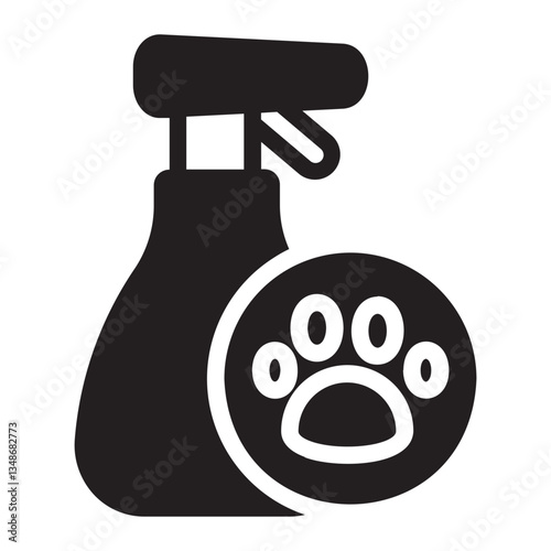 Spray glyph icon