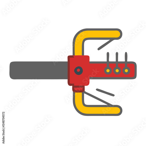 Rebar Bender Icon showing a mechanical gripping tool