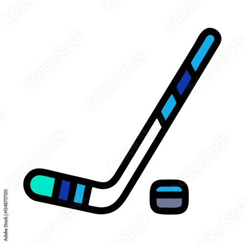 Hockey Stick Icon against a white background
