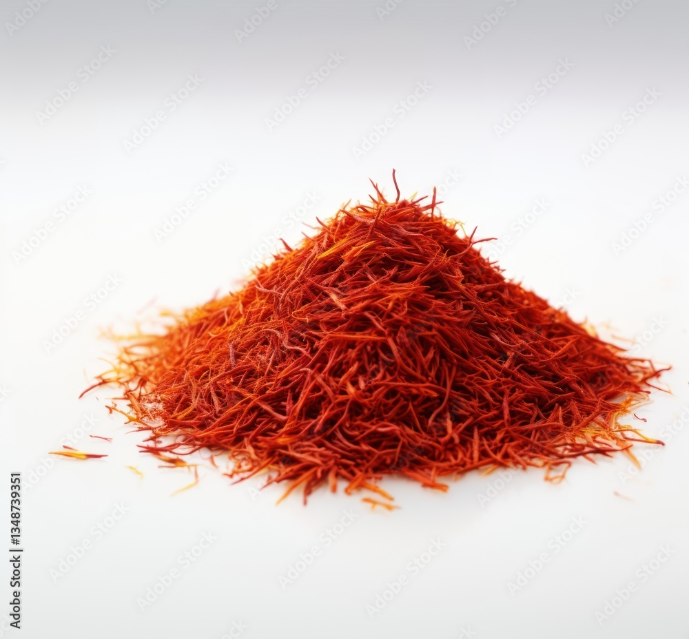 Naklejka premium Saffron spice ingredient seasoning culinary.