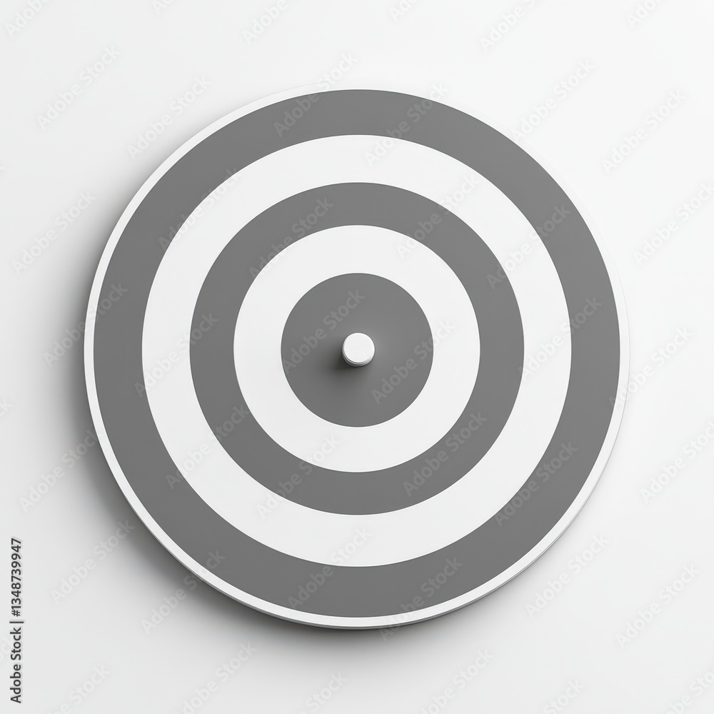 Abstract Target: Geometric Precision in Gray and White Abstract Target: Geometric Precision in Gray and White