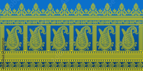 beautiful graphic saree design and this sari design is in Indian style which is for textile fashion industry and it can be used as wallpaper backdrop and website bg this style is originated in india 
