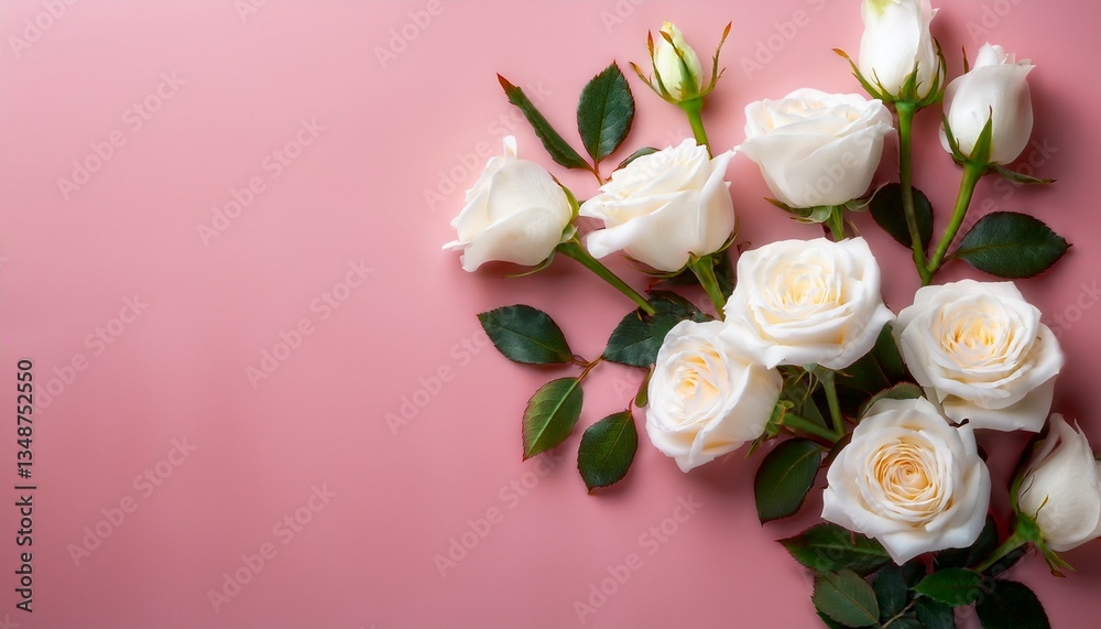white roses over the crimson background with reproduction area white roses over the crimson background with reproduction area