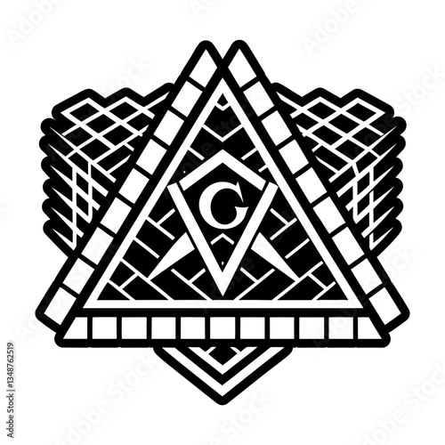 A filled style icon of pavement symbol