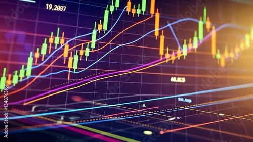 Beautiful stock ticker video
25031543