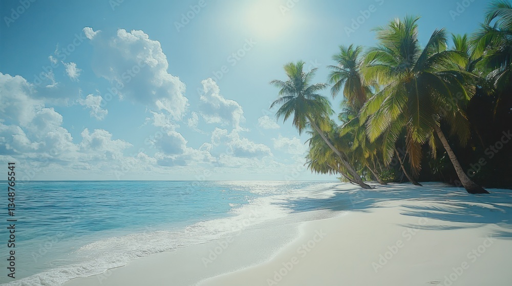 Fototapeta premium Tropical paradise beach scene