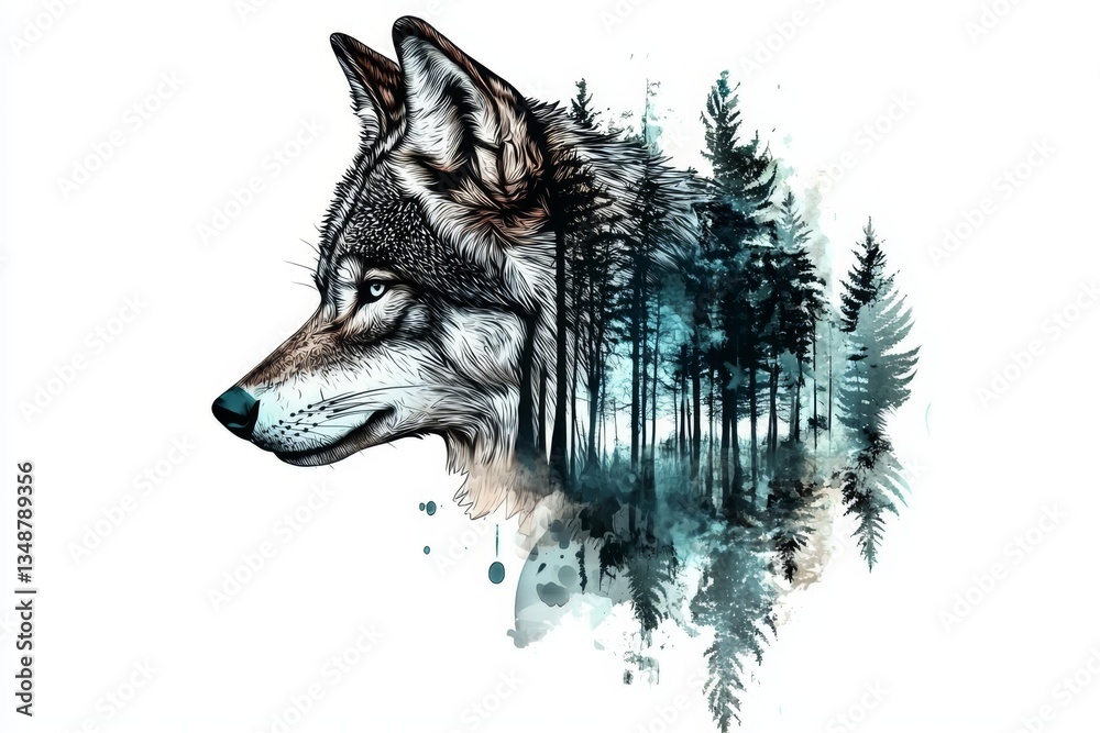 Fototapeta Striking stock image emphasizing a creative and modern aesthetic.