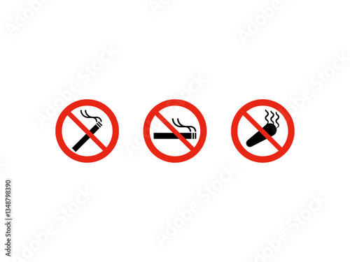 no smoking sign 3 variation Free Download no smoking sign 3 variation - GFXLoad