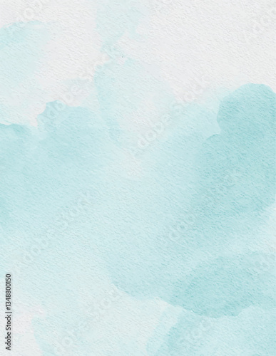 Blue watercolor background, Abstract light blue  watercolor background, Abstract paint gradient, Beautiful Blue Watercolor Background, blue watercolour paper texture background