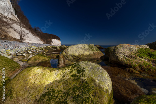 Ruegen, Sassnitz, Mecklenburg-Vorpommern, Nationalpark Jasmund, Kreidekueste, Deutschland, 19.03.2025 
