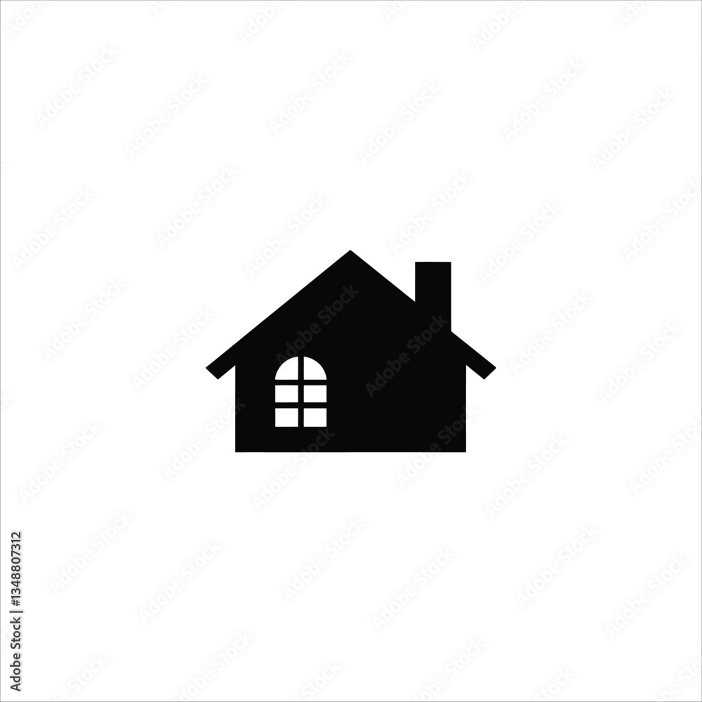 Vector logo house, house icon, Esport vector logo black house silhouette on white background, real estate design, elegant house emblem Vector logo house, house icon, Esport vector logo black house silhouette on white background, real estate design, elegant house emblem