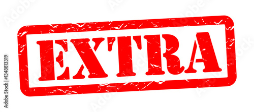 "Extra" red stamp