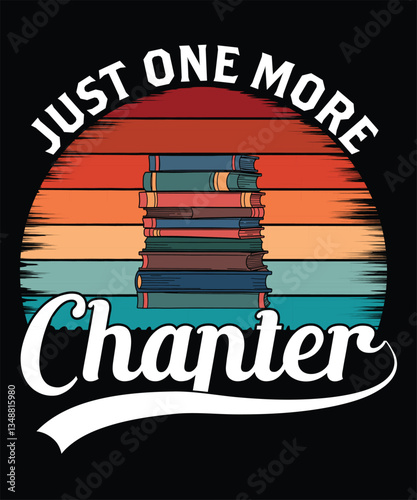 Just One More Chapter graphics design