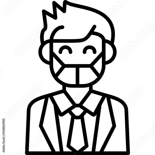 Mask Icon Vector Element