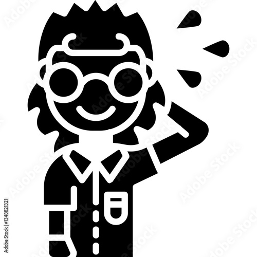 Glasses Icon Vector Element