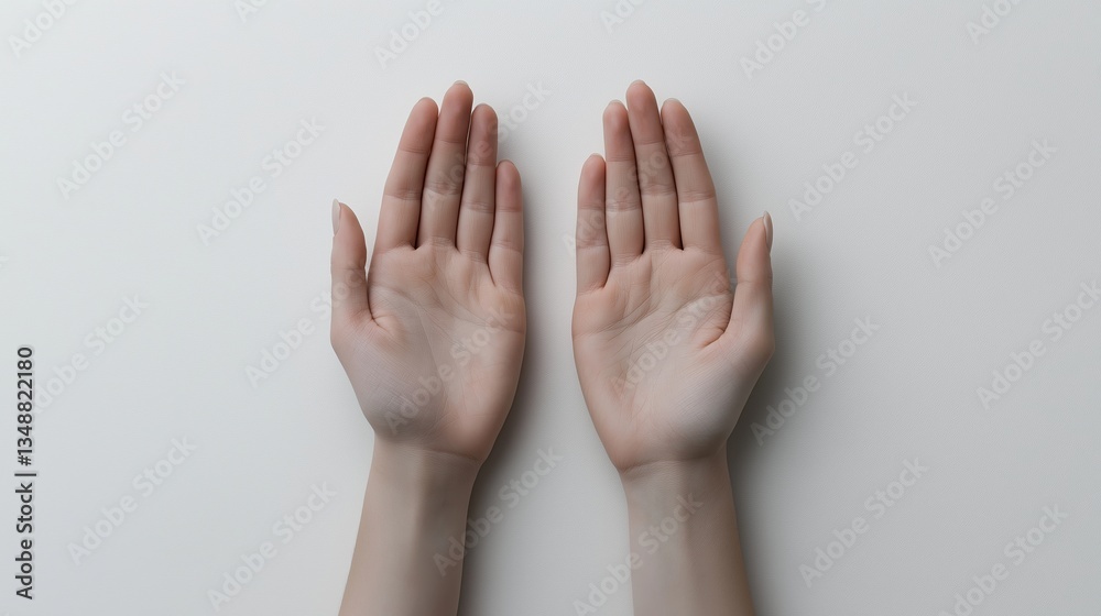 Pair of hands, specifically the palms of a person's hands. the hands are positioned in a way that the palms are facing upwards, with the fingers slightly spread apart. Pair of hands, specifically the palms of a person's hands. the hands are positioned in a way that the palms are facing upwards, with the fingers slightly spread apart.