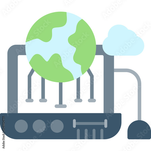 Ftp Icon Vector Element