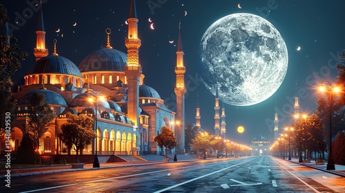 Ramdaan decorations, Ramdaan background, beautiful background for Ramdan, ramzan  HD 8K wallpaper Photographic Image