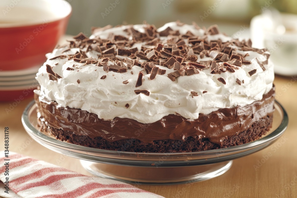 a decadent layered chocolate cake a decadent layered chocolate cake