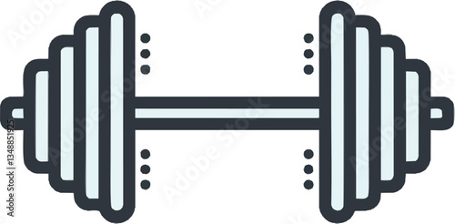 vector illustration of a metal chain