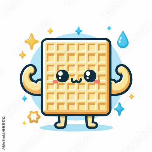 food, waffle, dessert, breakfast, background, pastry, sweet, snack, delicious, illustration, homemade, lunch, tasty, crispy, bakery, fresh, white, baked, meal, belgian, wafer, cream, cake, golden, str