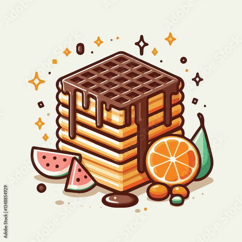 food, waffle, dessert, breakfast, background, pastry, sweet, snack, delicious, illustration, homemade, lunch, tasty, crispy, bakery, fresh, white, baked, meal, belgian, wafer, cream, cake, golden, str