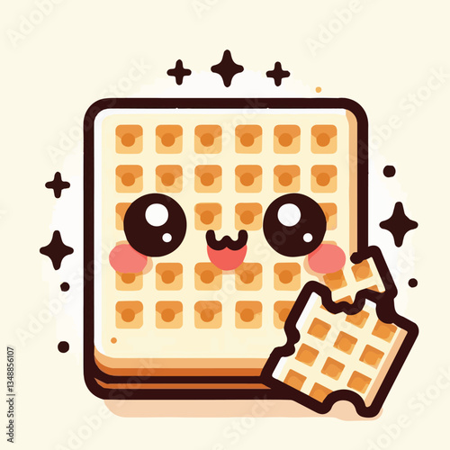 food, waffle, dessert, breakfast, background, pastry, sweet, snack, delicious, illustration, homemade, lunch, tasty, crispy, bakery, fresh, white, baked, meal, belgian, wafer, cream, cake, golden, str
