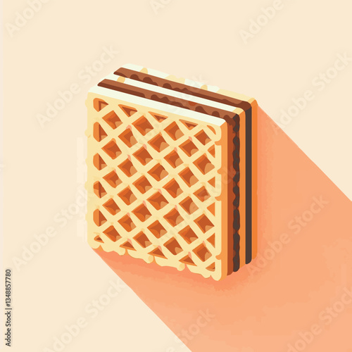 food, waffle, dessert, breakfast, background, pastry, sweet, snack, delicious, illustration, homemade, lunch, tasty, crispy, bakery, fresh, white, baked, meal, belgian, wafer, cream, cake, golden, str