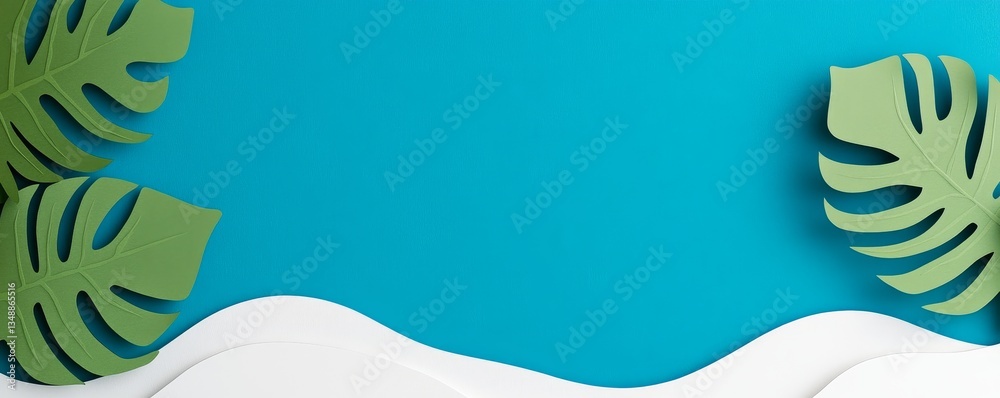 Obraz premium Tropical Leaf Background