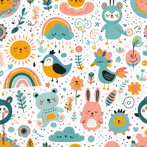 Kids' Seamless Pattern 02