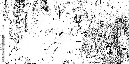 Texture grunge background spray effect. Background with little noisy black dots. Black dust isolated on transparent background.