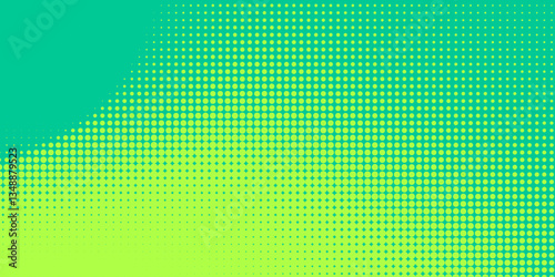 Wallpaper Mural Background green pattern with halftone color gradient dots. Abstract vector halftone pattern background with color gradation texture Torontodigital.ca
