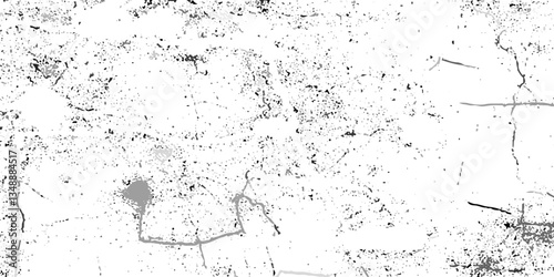 Texture grunge background spray effect. Background with little noisy black dots. Black dust isolated on transparent background.