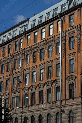 Historical apartment building in Saint Petersburg