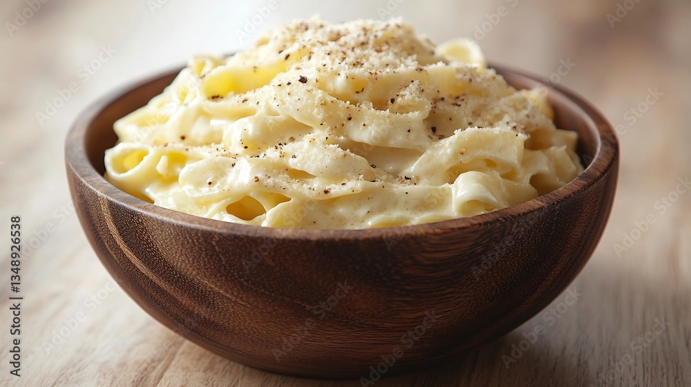 Fettuccine Alfredo creamy sauce and parmesan served in a bowl isolated on a white background a delicious Italian pasta dish for lunch or dinner Fettuccine Alfredo creamy sauce and parmesan served in a bowl isolated on a white background a delicious Italian pasta dish for lunch or dinner